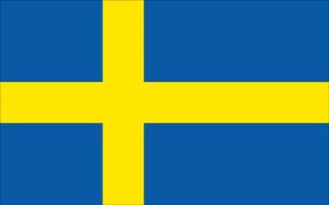 Sweden's Flag. Most of the researchers involved with this study are in Sweden